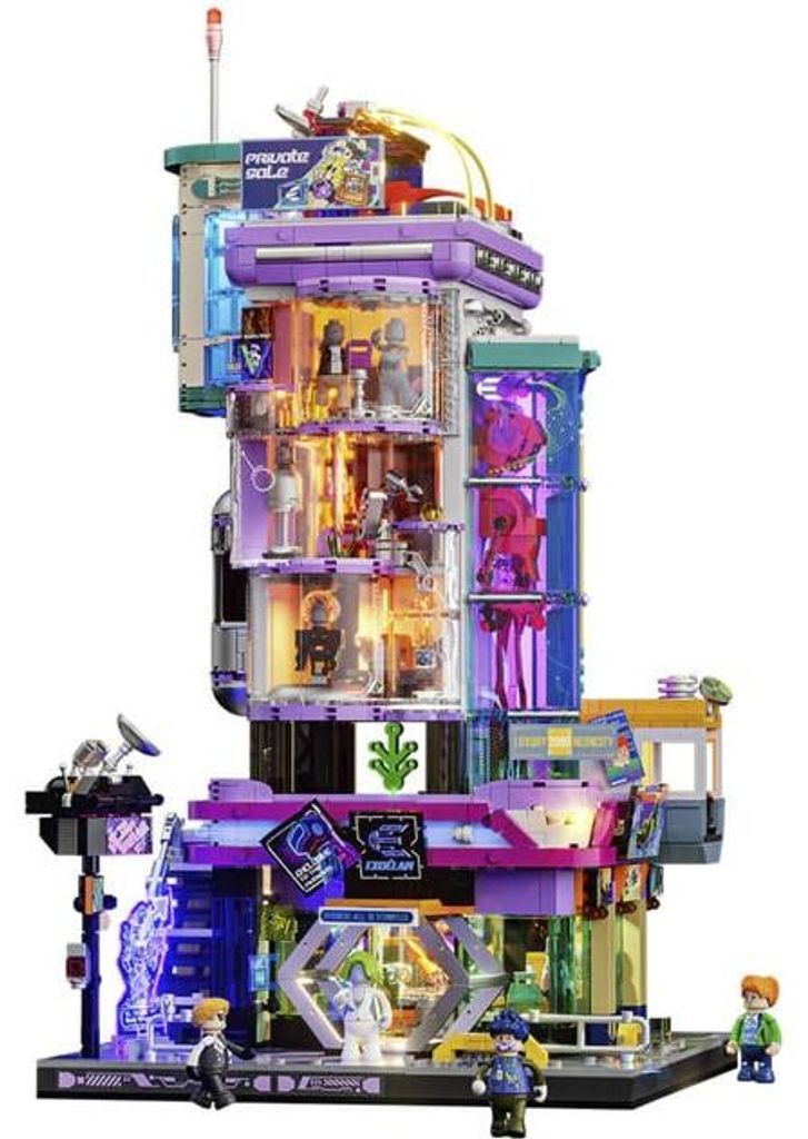 Lumibricks: Cyberpunk, Neoncity, Cyber Couture, Galleria Immagine del prodotto 