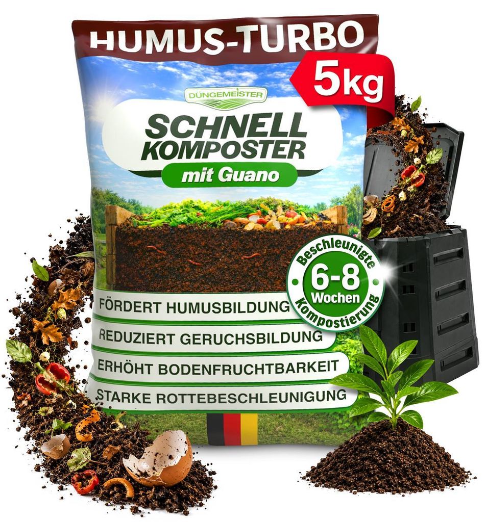 DÜNGEMEISTER Schnellkomposter 5 kg Kompostbeschleuniger bis Produktbild 