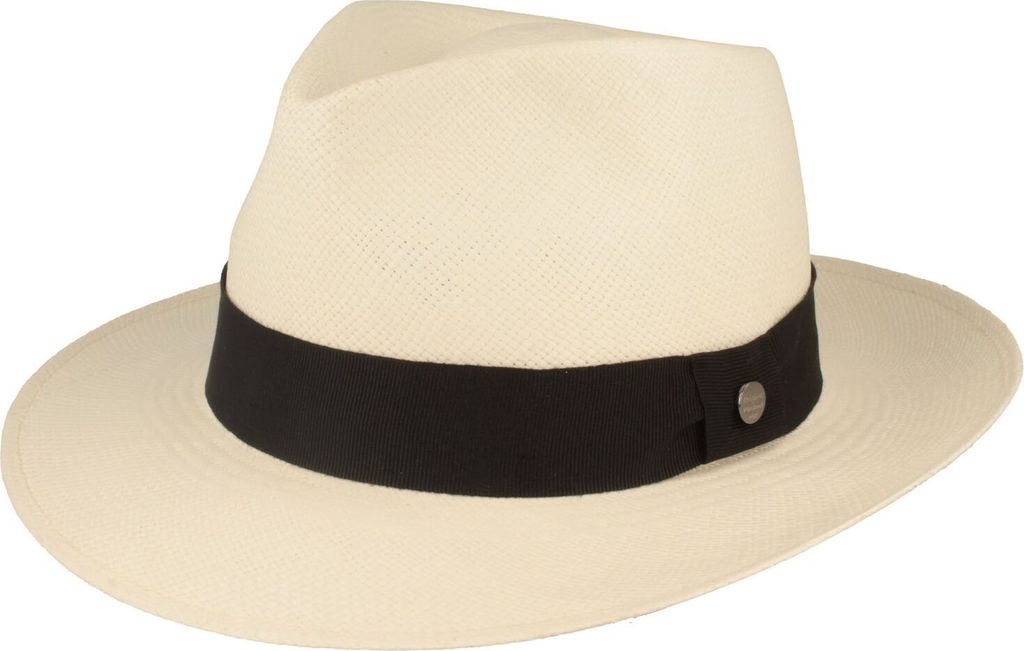 Bogart Panama Hut mit UV-Schutz 50 & Ripsband von Hut-Breiter