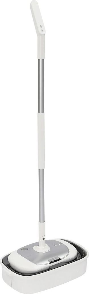 Elektrischer Bodenwischer - Kabelloser Mop - 40 W - 150 U/Min - 180° Flexibler Kopf - 100 Min Laufzeit - 3×2000 mAh Lithium-Akkus - Für Parkett ...