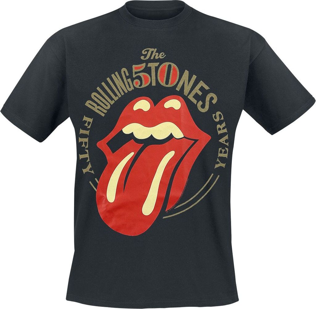 The Rolling Stones T-Shirt Herren 50 Years schwarz 3XL