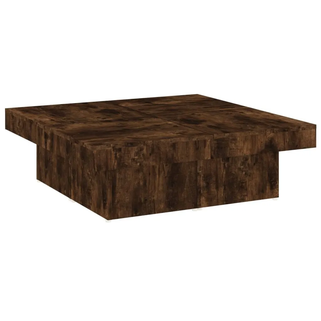Tavolino Basso Rovere Fumé 90x90x28 cm | Offerta Arredo Casa