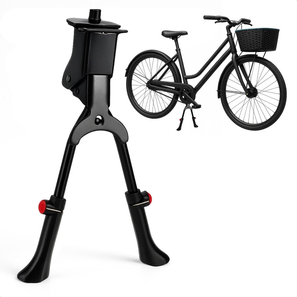 com-four® Zweibeinständer Fahrrad 24–29,5 Zoll, Produktbild 