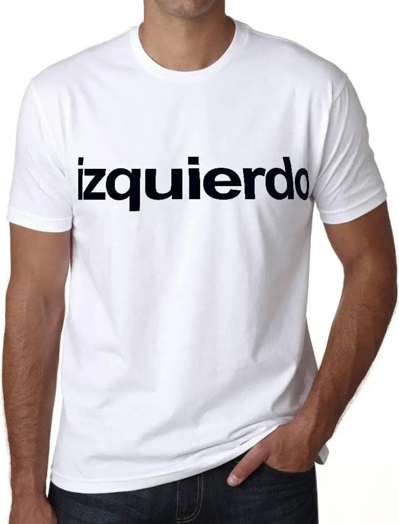 Herren Grafik T-Shirt Izquierdo Öko-Verantwortlich Vintage Jahrgang Kurzarm Lustige Druck Geburtstag Geschenk Mann