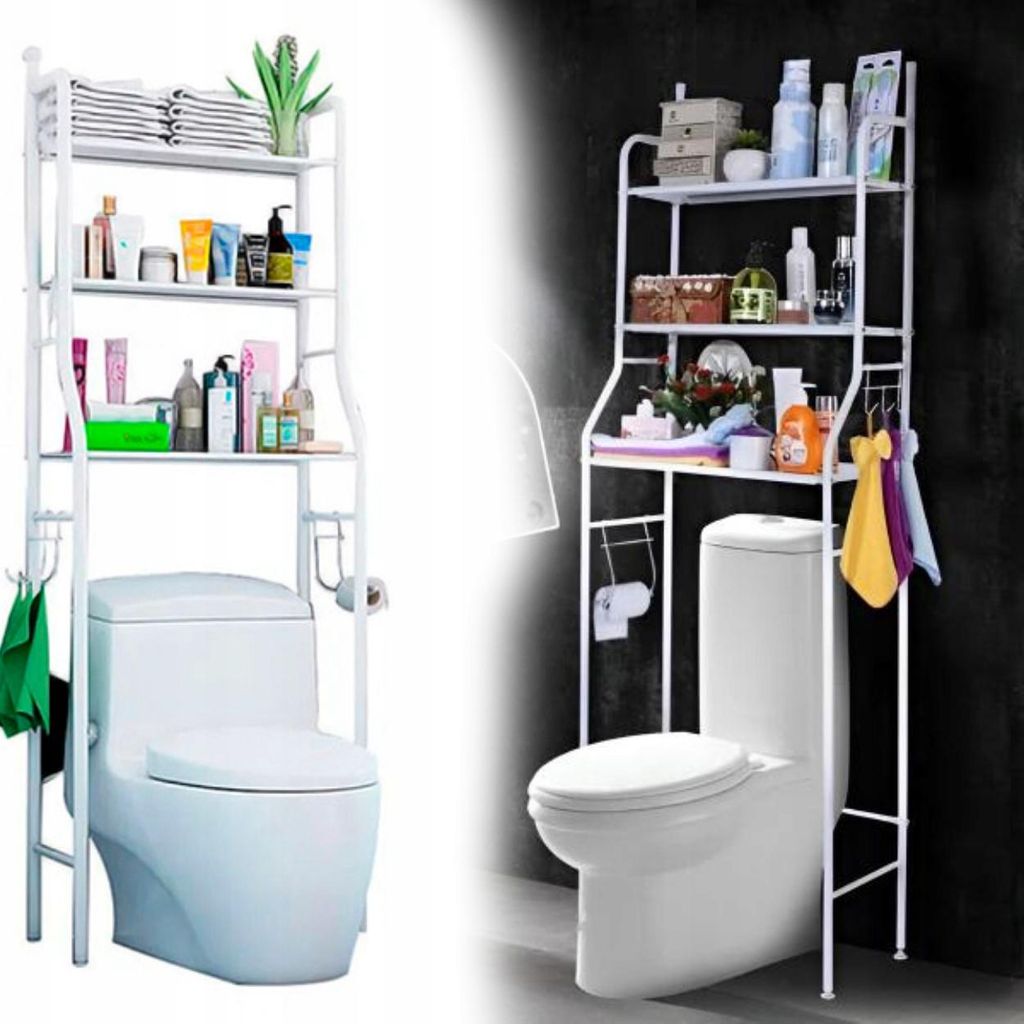 Etagère de salle de bain peu encombrante, étagère de Image du produit 