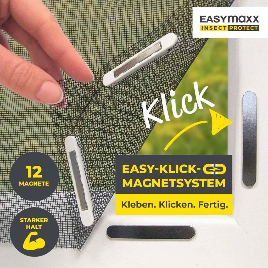 Moskitiera EASYmaxx Insect Protect z magnesem - okna do Zdjęcie produktu 