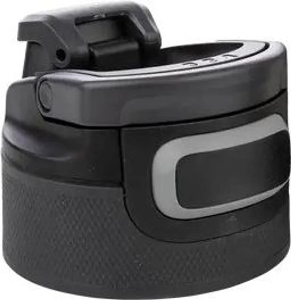 Bouchon Kambukka 3-en-1 Acier Noir pour le Sport et les Trajets Quotidiens