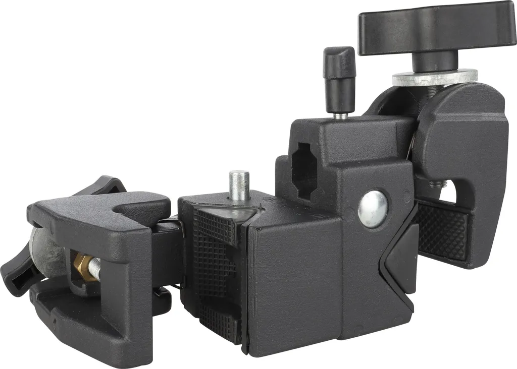 Falcon Eyes CLD-22 Super Clamp Metallo 15kg | Morsetto Doppio Studio