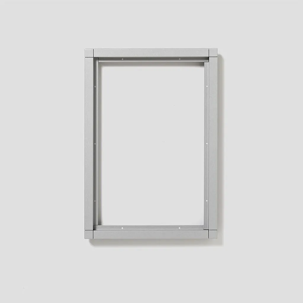 Siedle KR 611-3/2-0 SM Cadre robuste en aluminium Silver Metallic