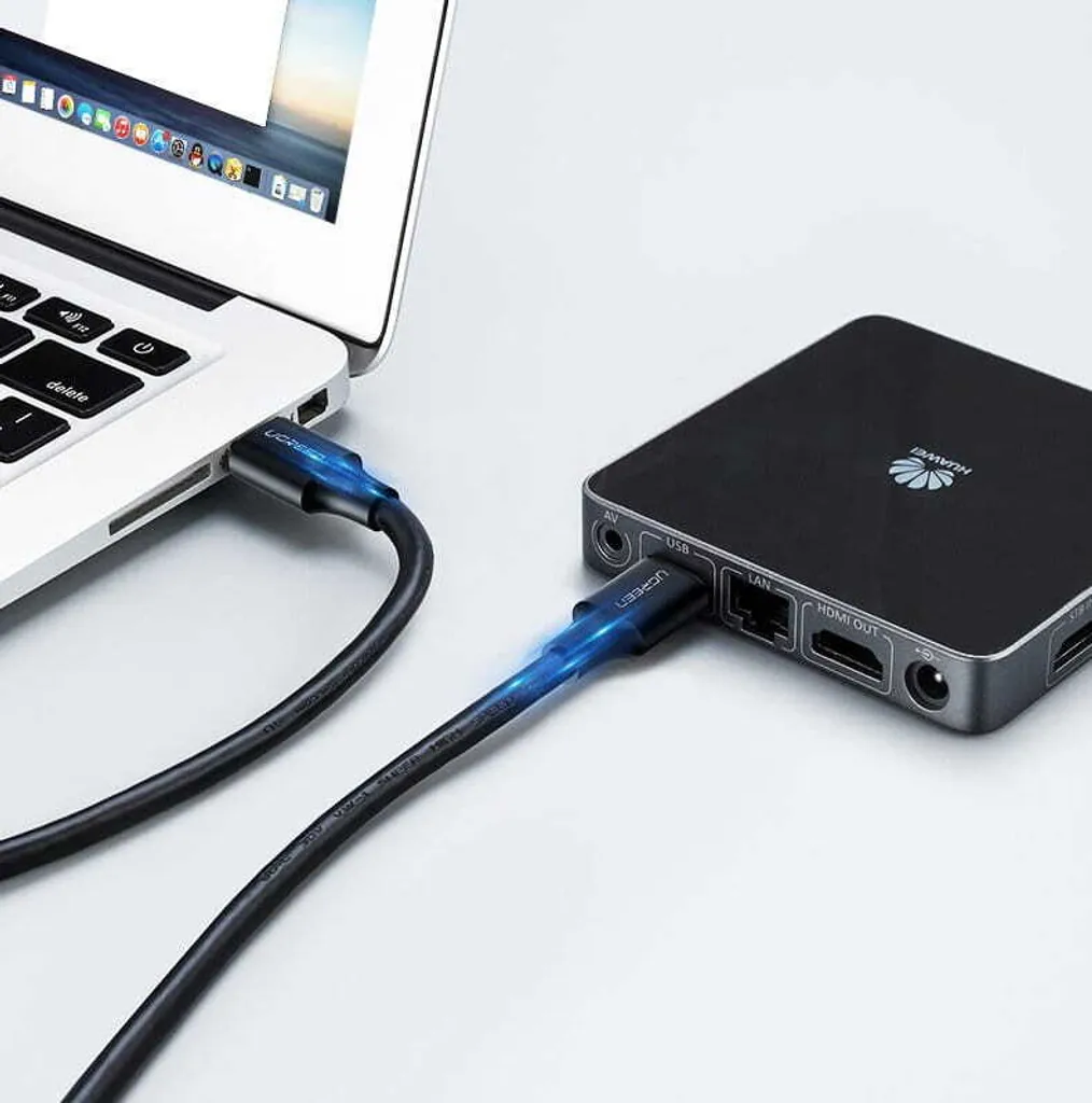 Offerta Cavo USB 2.0 Maschio Maschio Ugreen 1,5m - Nero Resistente - 11