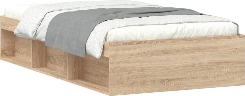 vidaXL Rám postele Sonoma dub 100x200 cm Obrázek produktu 