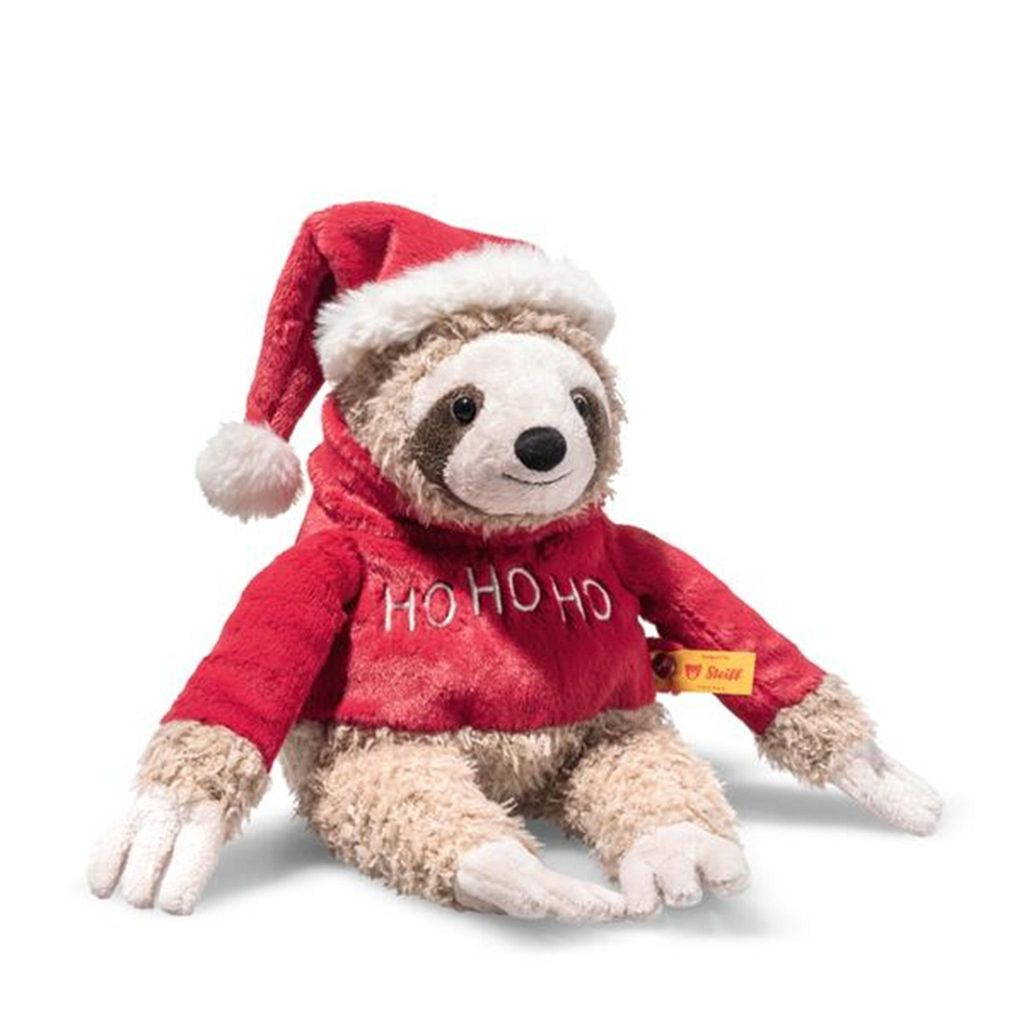 Steiff, Sanny, bradipo di Natale, colore beige, altezza 30 Immagine del prodotto 