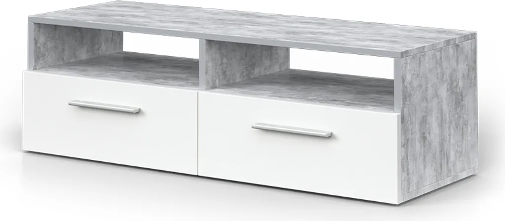 Support TV Vicco Diego 95x38 cm Finition Béton Robuste et Gain de Place