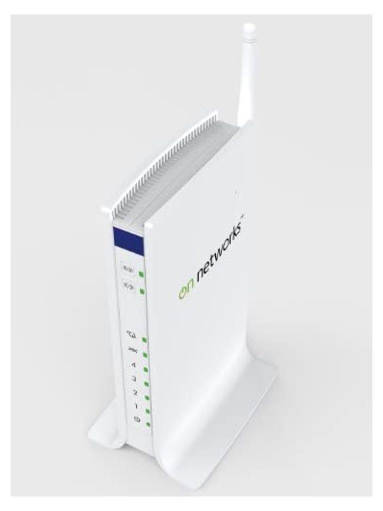 On Networks N150 WLAN Router + ADSL2+ Modem (WiFi, RJ-45, Produktbild 