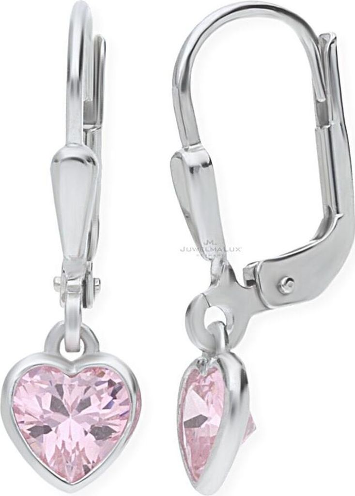 JuwelmaLux Herz Ohrhänger in 925 Silber mit Zirkonia JL10-06-0621
