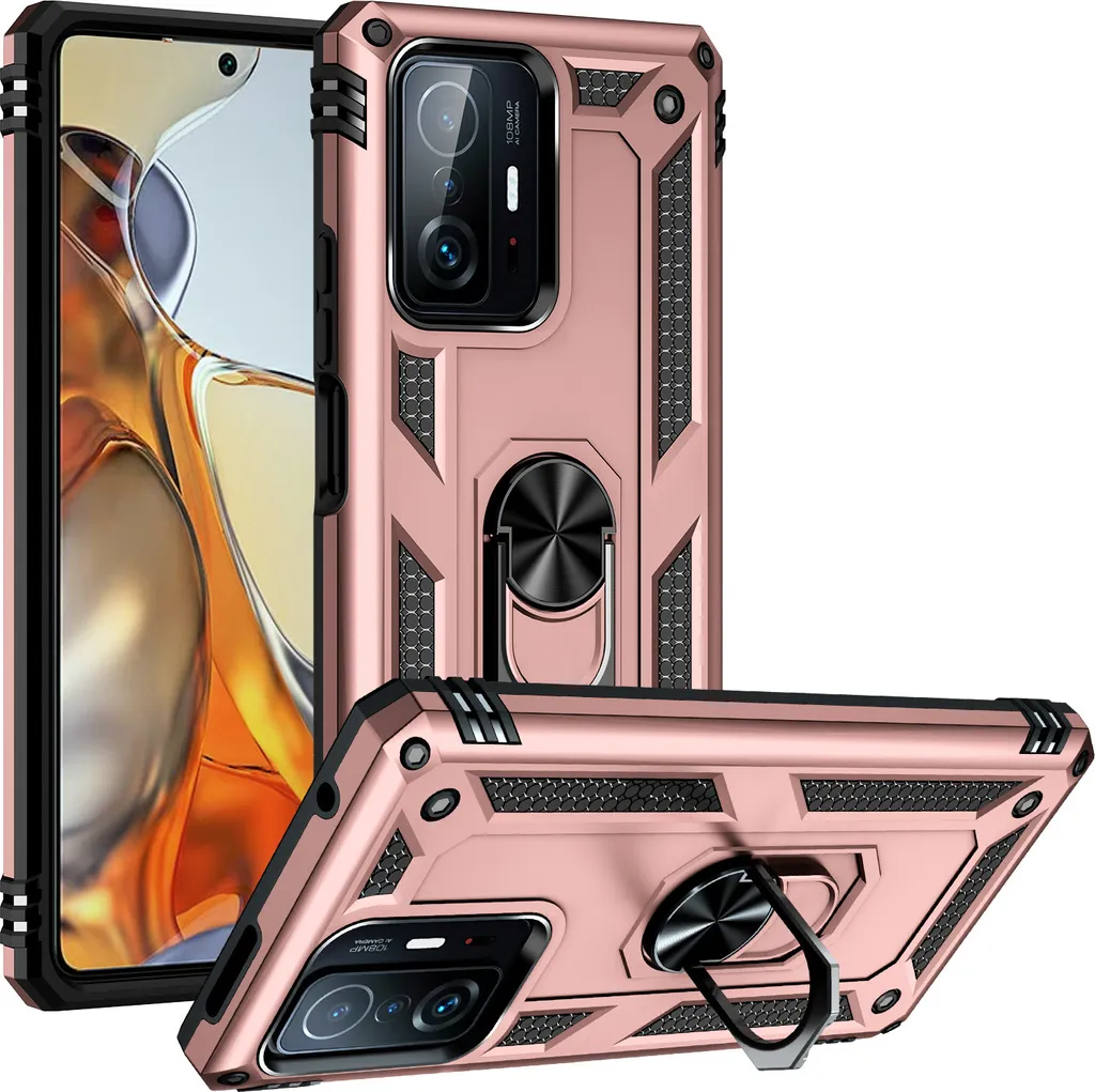 Custodia Protettiva Rosa per Xiaomi Mi 11T: Bellezza e Forza Bruta
