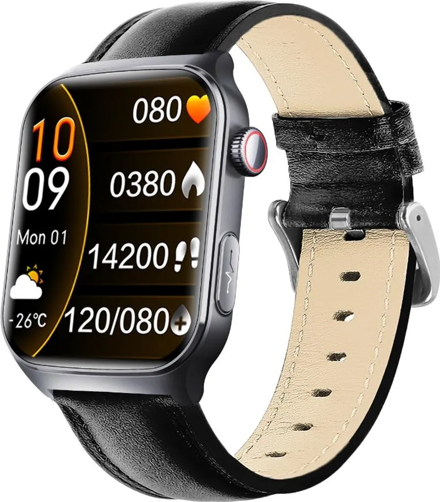 Smartwatch INF Sport & Salute | Chiamate Wireless e Cardio Alluminio