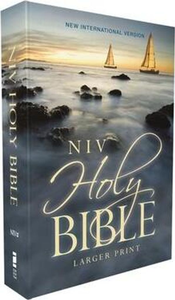 Niv, Holy Bible, Larger Print, Economy Edition, Paperback, Blue, Comfort Print