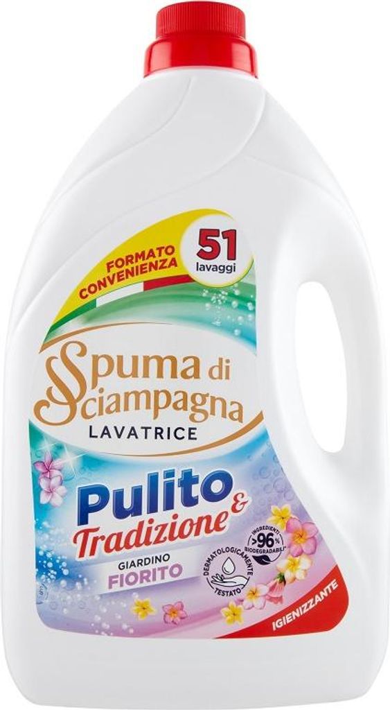 Giardino Fio flüssig 51 Waschmittel 2550 ml - Spuma di Sciampagna