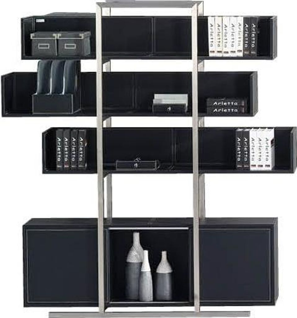 Luxury Stainless Steel Cabinet Living Room Wall Cabinet Office Shelves Partition