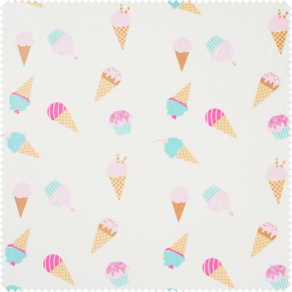 VBS Marktplatz Polyester Jersey Chilly Print Ice Cream Stoff 145 cm Breite