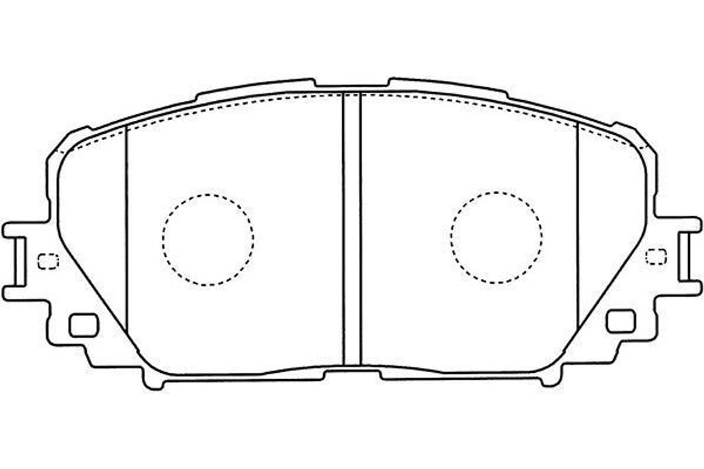 KAVO PARTS Bremsbeläge Satz Vorne Bremsklötze für TOYOTA Yaris Schrägheck (P9) BP-9118