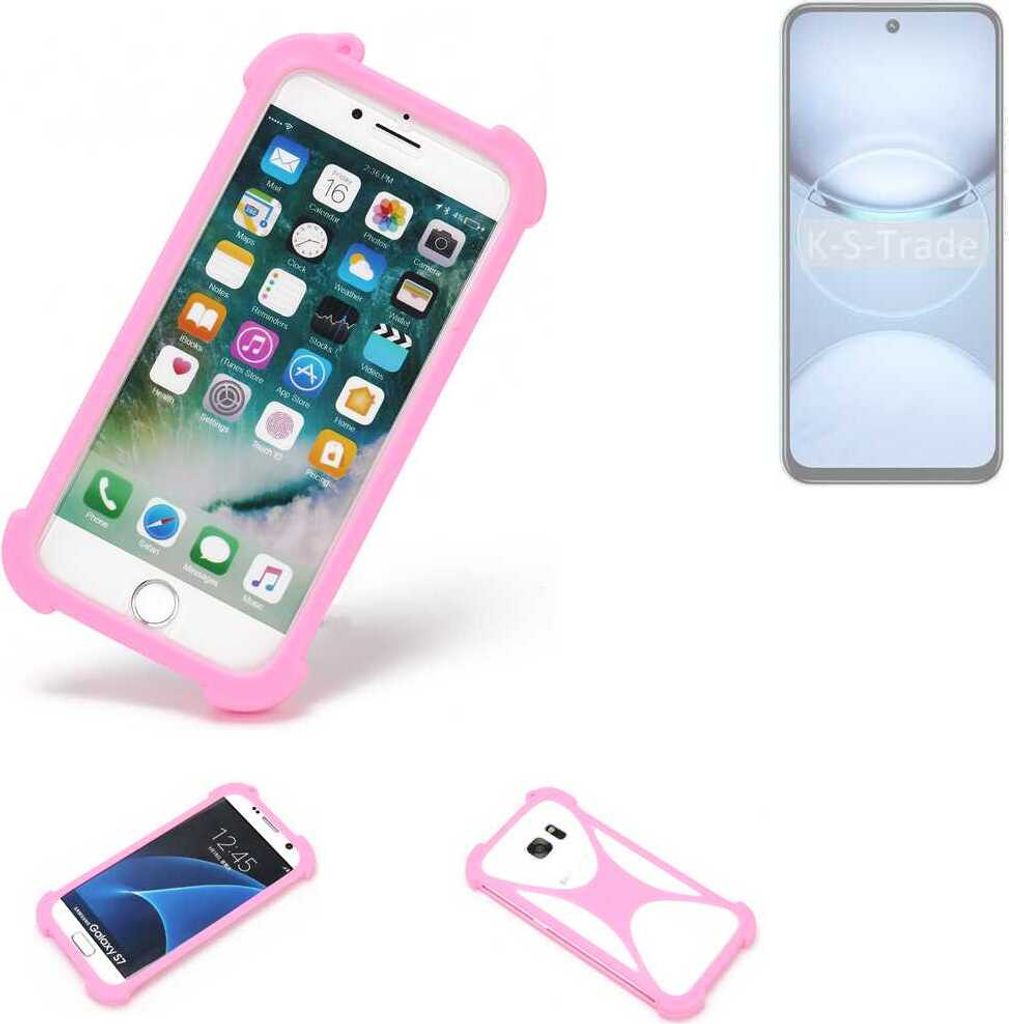 K-S-Trade Handy Hülle kompatibel mit Tecno Spark 30 5G Schutz Hülle Bumper Silikon Schutz Hülle Cover Case Silikoncase Silikonbumper TPU Softcase