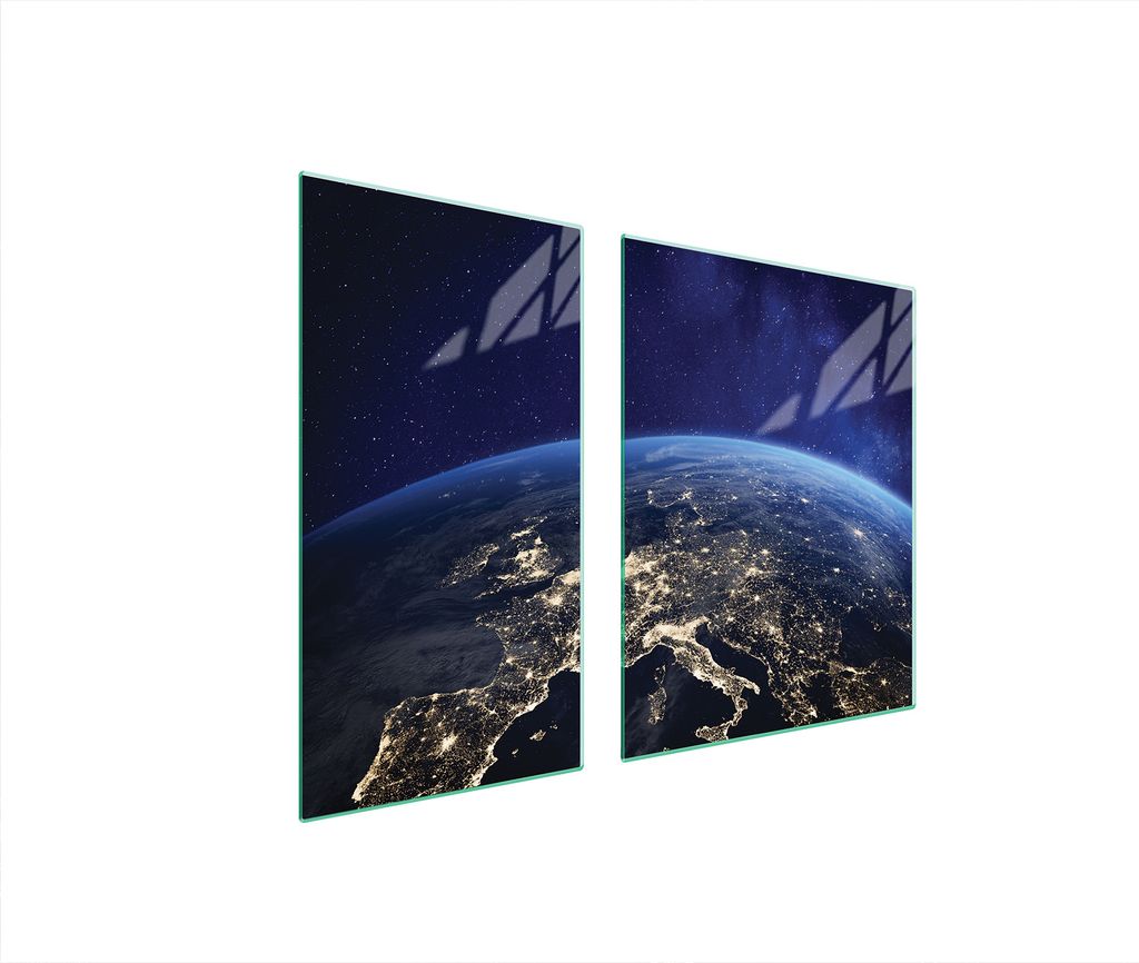 Glasschutzplatte Für Herd 90X52 Boden