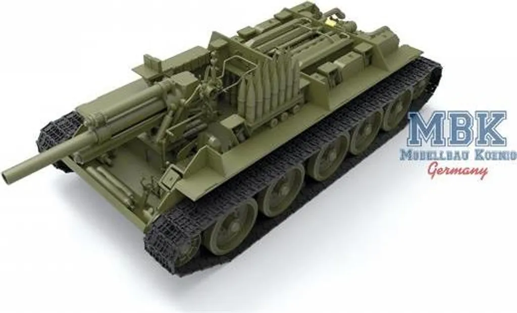 Maquette Char Soviétique SU-122 1/35 avec Aménagement Intérieur Total - 15