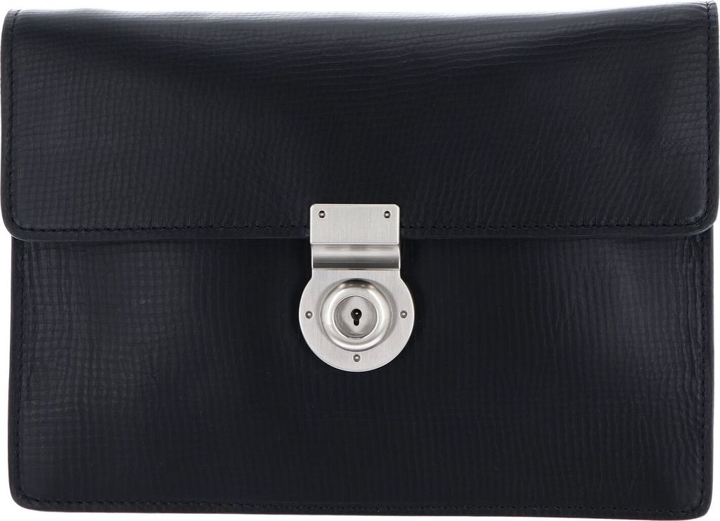 LEONHARD HEYDEN Leder Handgelenktasche Tradition Mens Bag Black schwarz