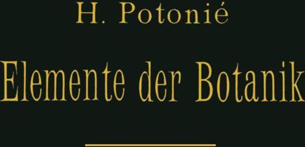 Elemente Der Botanik