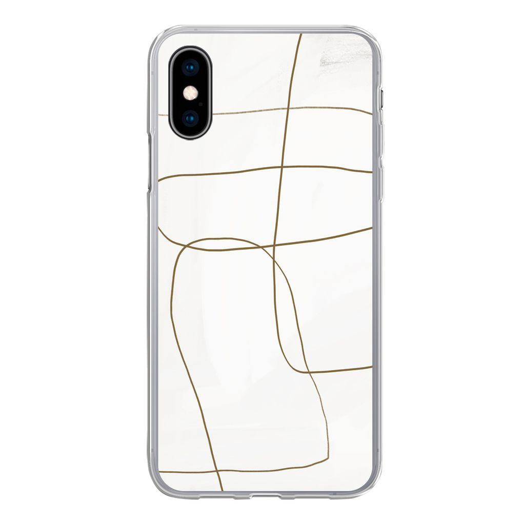 MuchoWow® Handyhülle Schutzhülle Hülle für iPhone X Kunst - Produktbild 