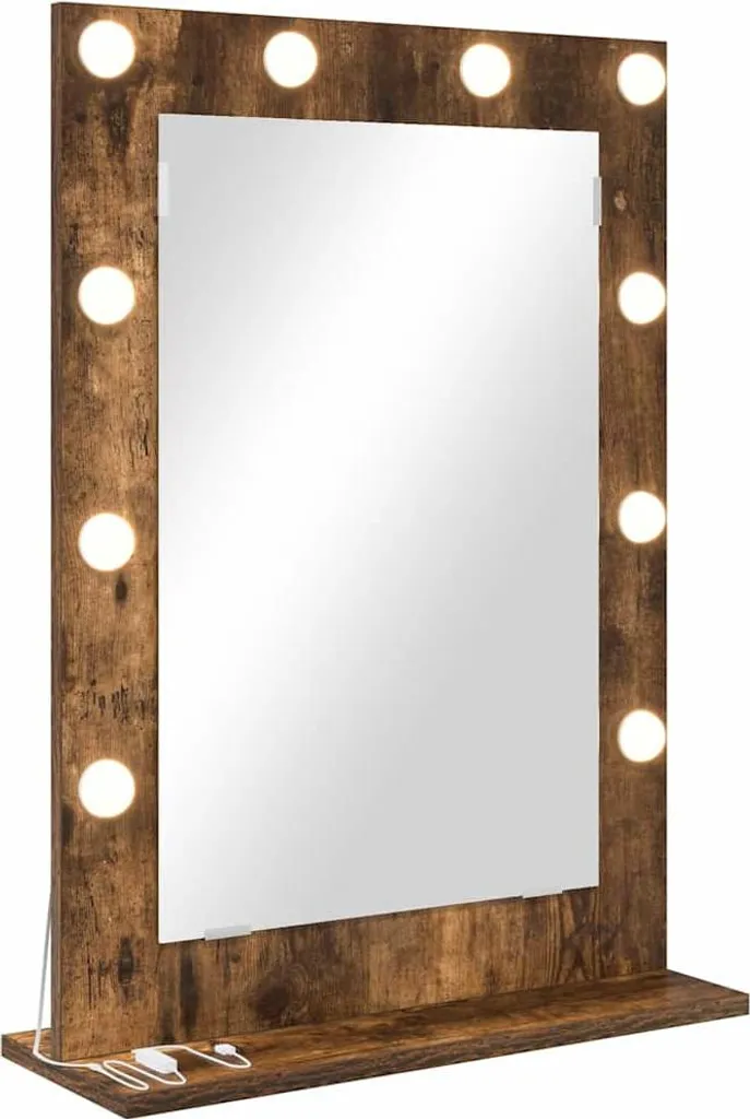 Specchio Lavabo 70x50x18 Rovere Fumé: Qualità e Durata Garantita