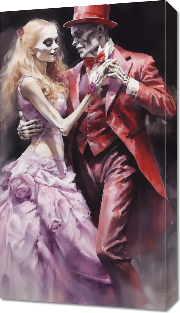 Tableau salon Danse éternelle à la fin : Décoration zen 40 x 70 cm