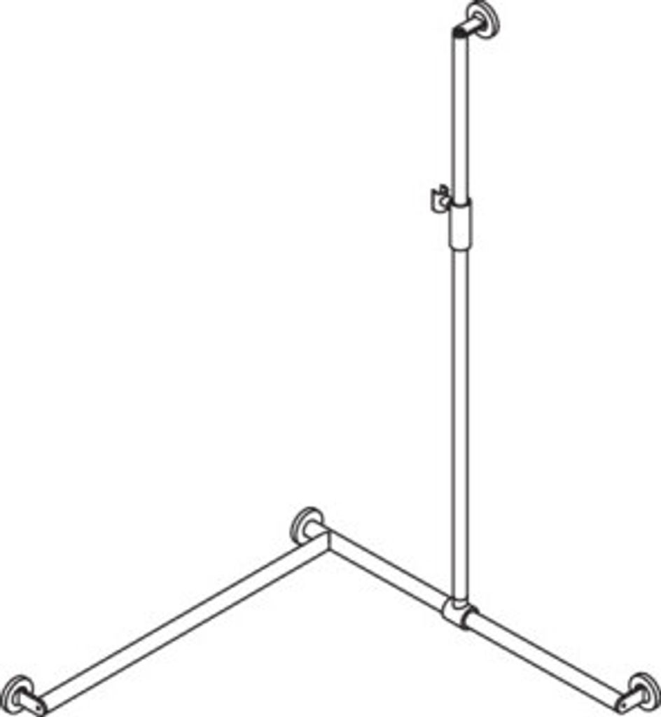 HEWI 900.35M36240 DUHA, d:32,li, A1:1250, W1/W2:800,