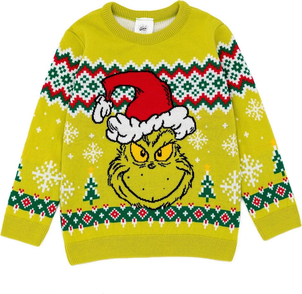 The Grinch - Pullover für Kinder - weihnachtliches Design Produktbild 1