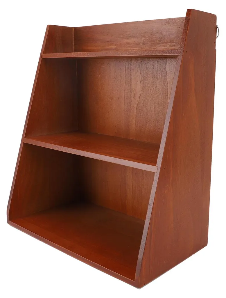Organiseur de bureau vintage en bois multicouche pour parfum et bijoux