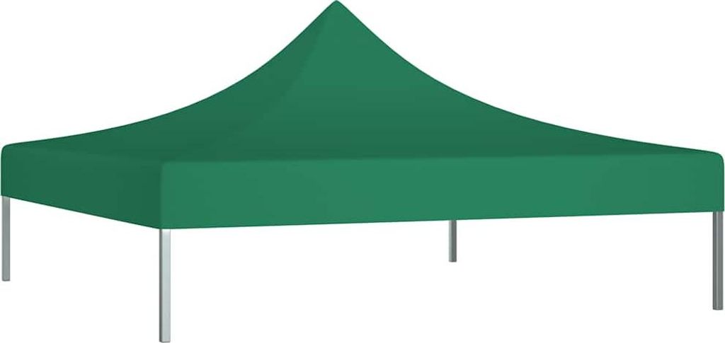 vidaXL Partyzelt-Dach 3x3 m Grün 270 g/m²