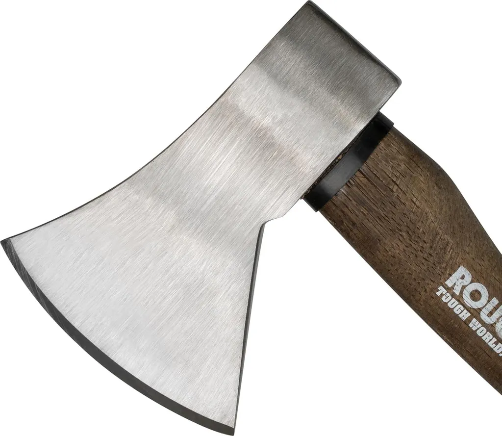 Hache à main durable 1kg en acier trempé haute résistance pour jardin