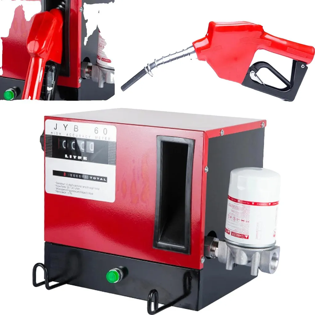 Station de pompage diesel 60L/min, kit de transfert fioul auto-amorçant