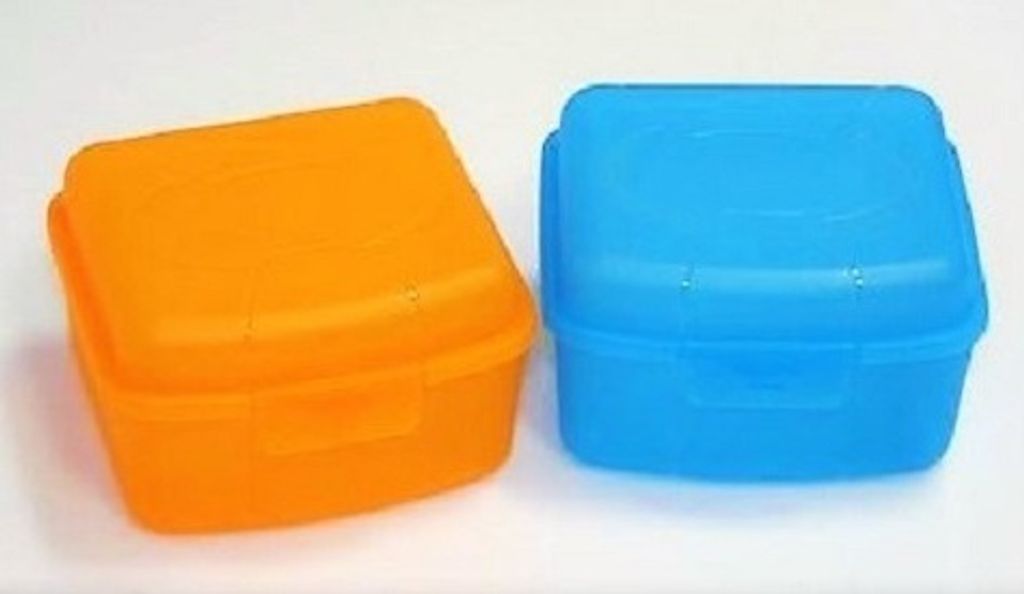 Snack Box Obst Proviantbox 0,9 Liter 13x12x8cm - diverse Farben Haushalt Gastrobedarf Schulz 441120