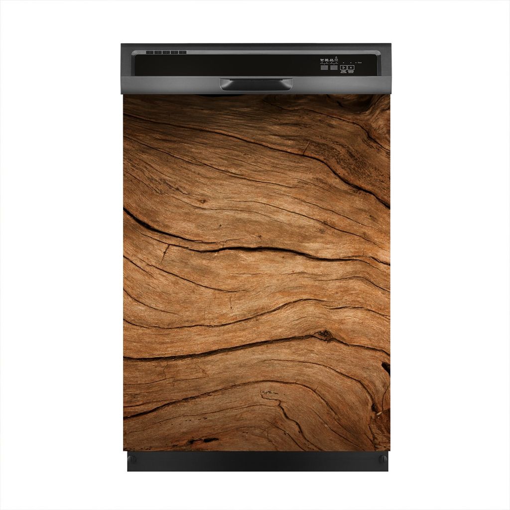 Magnete Dekorative 60x80 cm Küche Magnetmatte Spülmaschine - Altes Holz Hintergrund