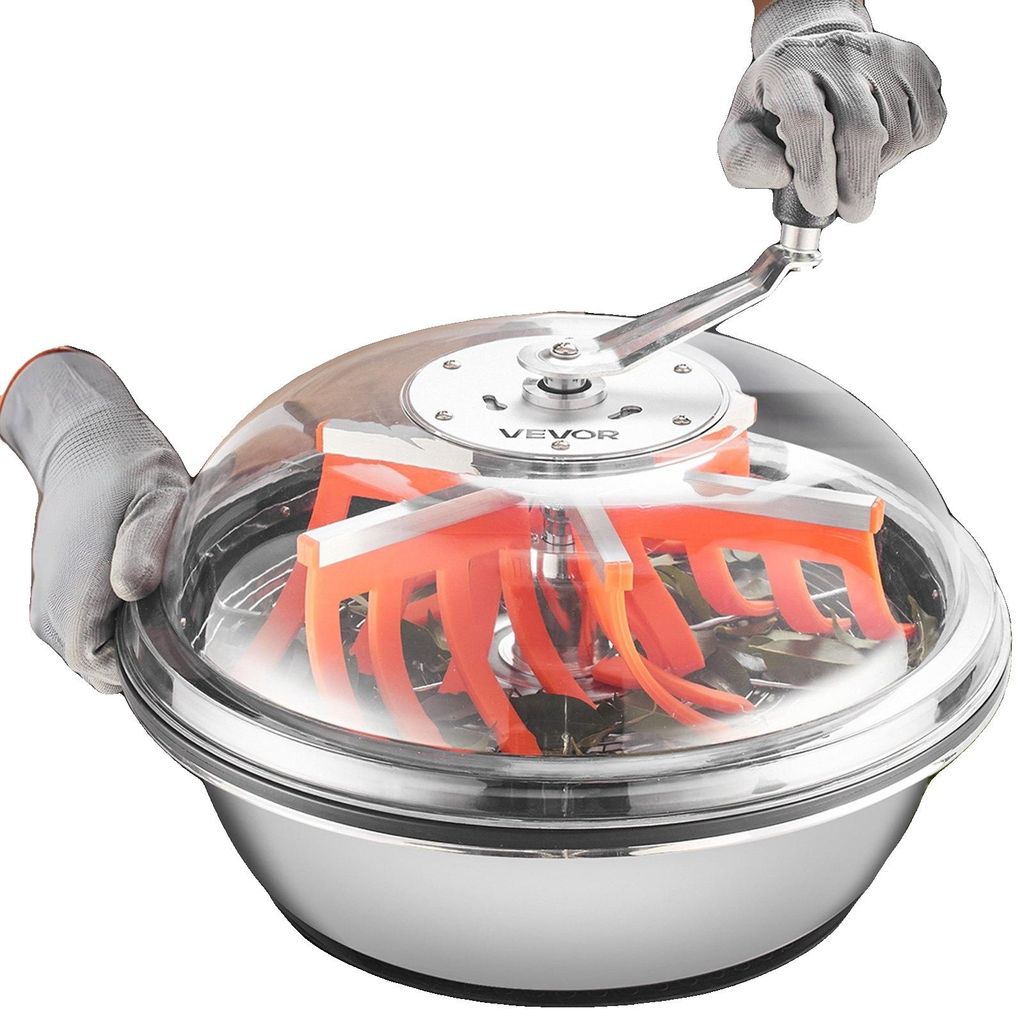 VEVOR Harvester Bowl, manuale da 42 cm, taglia germogli con Immagine del prodotto 
