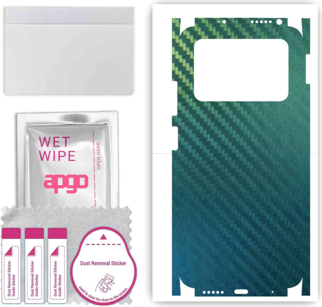 apgo Rückseite + Seiten Schutzfolie, Skin, kompatibel mit Xiaomi Poco M4 Pro, Hinten Displayschutzfolie aus Vinylfolie, kratzfest, einfache Montag...