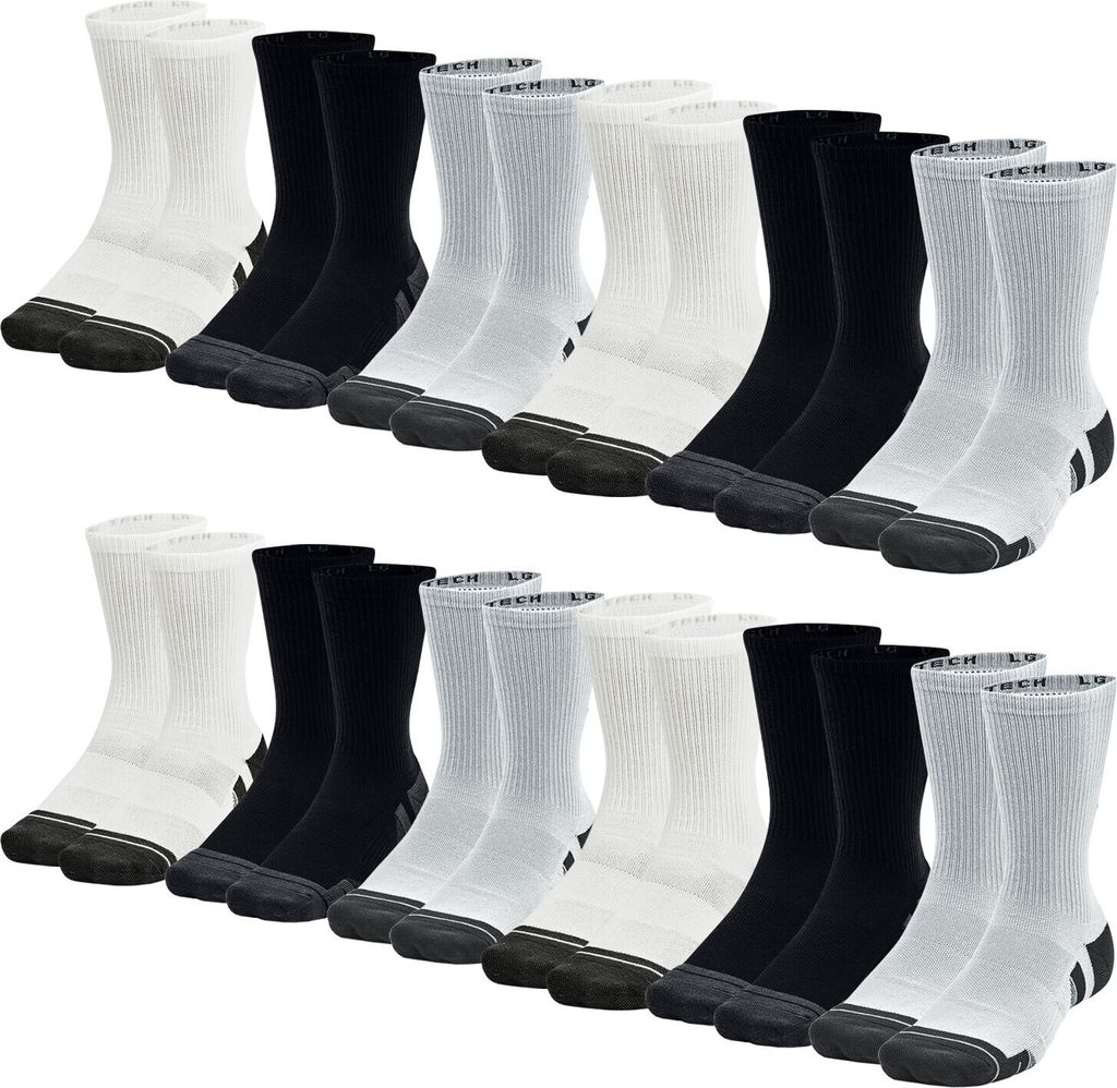 12 Paar Under Armour Performance Tech-Crew-Socken