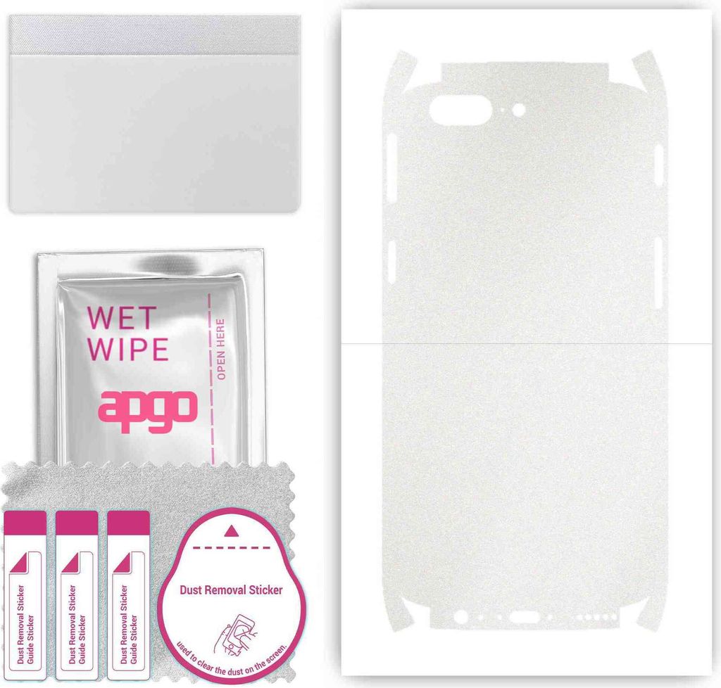 apgo Rückseite + Seiten Schutzfolie, Skin, kompatibel mit OnePlus 5, Hinten Displayschutzfolie aus Vinylfolie, kratzfest, einfache Montage - Matt ...
