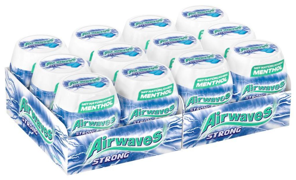 AIRWAVES STRONG Dose (2x6)x50 Dragees - 12 Dosen (SK) Produktbild 