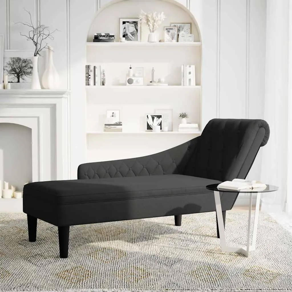Analisi Tecnica: Chaise Longue vidaXL Nera Tessuto Bracciolo Destro