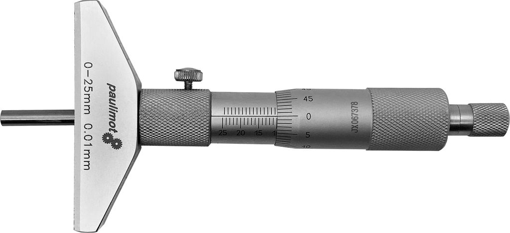 PAULIMOT Tiefenmikrometer 0 - 25 mm
