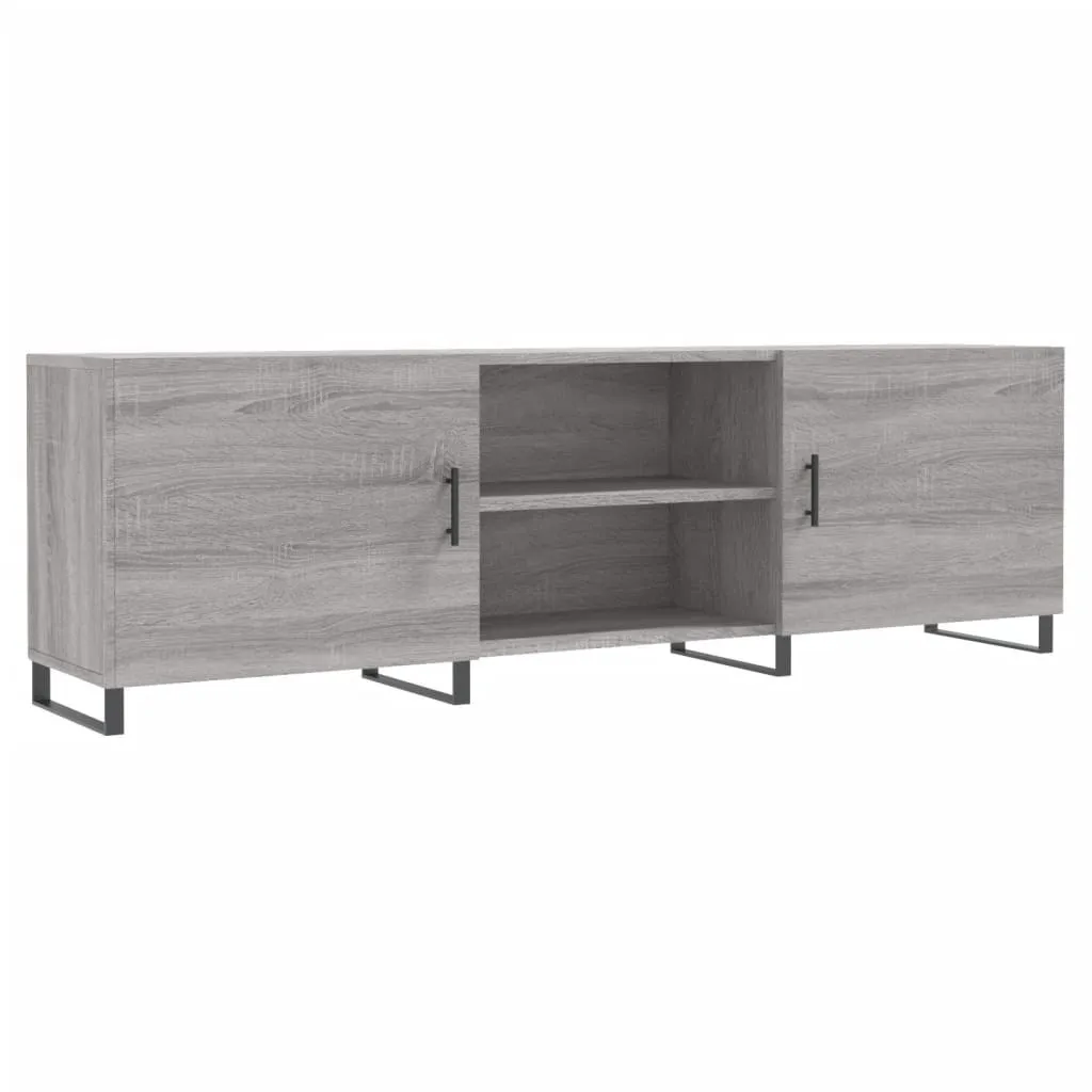 Mobile TV grigio Sonoma 150x30x50 cm materiale a base di legno